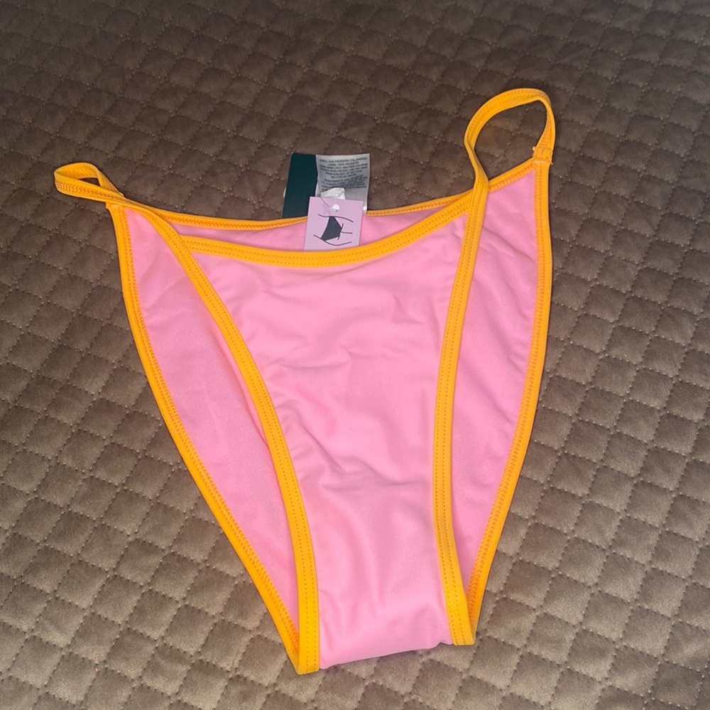 Wild Fable Pink‎ & Orange Swim Bottoms